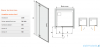 Sanplast Free Line II DJ2/FREEII drzwi skrzydłowe 80x200 cm przejrzyste 600-261-0300-42-401